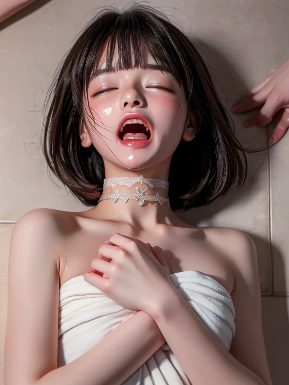 masterpiece, Highest quality, Very detailed, sharp, , Structure of the film, Portraiture, Realistic texture,,Japanese Girls2people,(,16age 、,shiny skin, slut,(curvy),saliva,,orgasm face,sweat , I feel,(Ecstasy) ,,, spoken heart ,,steam,Trembling,) ,,、1boy,A large amount of sperm ,cum in anus ,cum in Pussy,group sex, spitroast, fellatio, oral, sex, threesome, ,penis in pussy,2boys, sex from behind, mmf threesome, double penetration, bent over, standing, 、