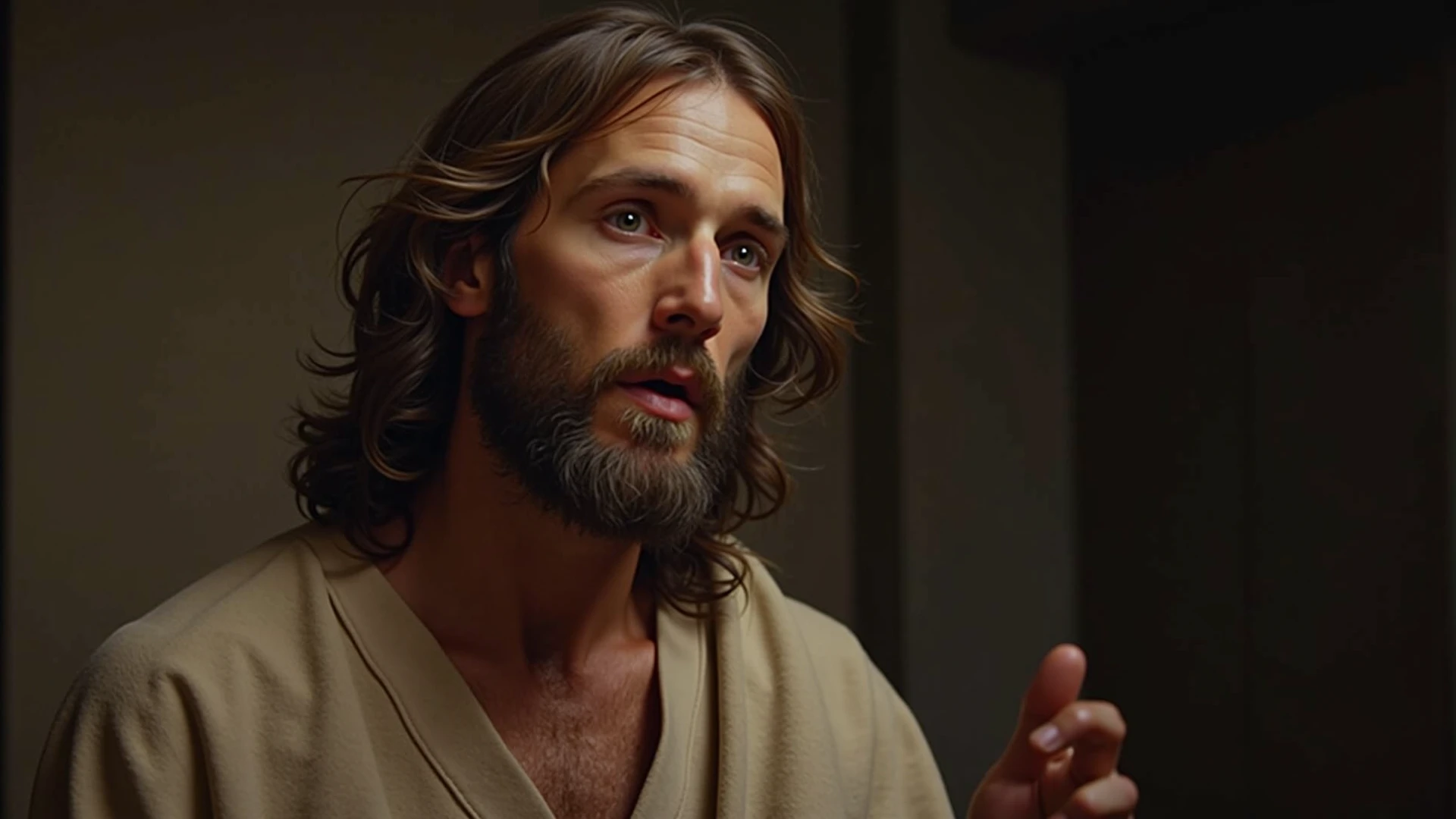 Create a popular video of Jesus Christ quoting a verse