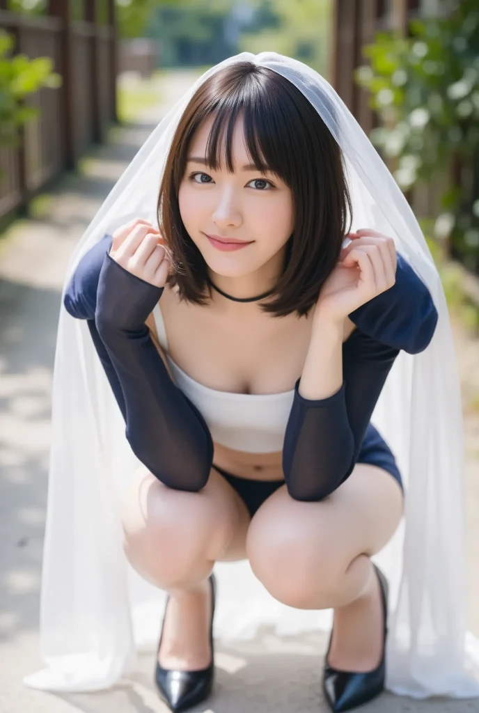 High resolution、High level image quality、8k、real live action、生picturegraphy、highest quality、masterpiece、table top、erotic、student、pink good,white skin,knees,(black pantyhose),Detailed pattern of panties、panties focus、pink panties、small panties、absurd,small face、huge breasts、前hairを真ん中から分けます、I can see the forehead,(cold look<eyeがきつめ,glare,strong,thin anger)、masterpiece,highest quality、超High resolution,生picture,Len,beautiful feces,There are 2 people,shy smile、whole body、very nice、JK uniform,high school girl,japanese woman,standing,(Photoreal:1.37)、photon mapping,light blue ribbon,realistic、beautiful feces顔,ブラウンeye、black socks、22 years old、adult woman、(red bow tie)、radio city、物理ベースのLenダリング、prospect、depth of field rally background、picture,with a girl,beautiful feet, long legs, thin legs,long bob cut,(前hairが見える), hair, lips, green_eye, nose soft,(white shirt), (navy pleated skirt), navy sailor suit、kneesが見える,thin clothing,とてもhuge breasts, thigh, black cotton socks,Nogizaka Idol, , japanese id、キラキラしたeye、光沢のあるlips、showing legs、low angle shot from below、No panties、No panties、