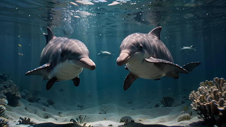 Make the dolphin animal having sex with a woman
