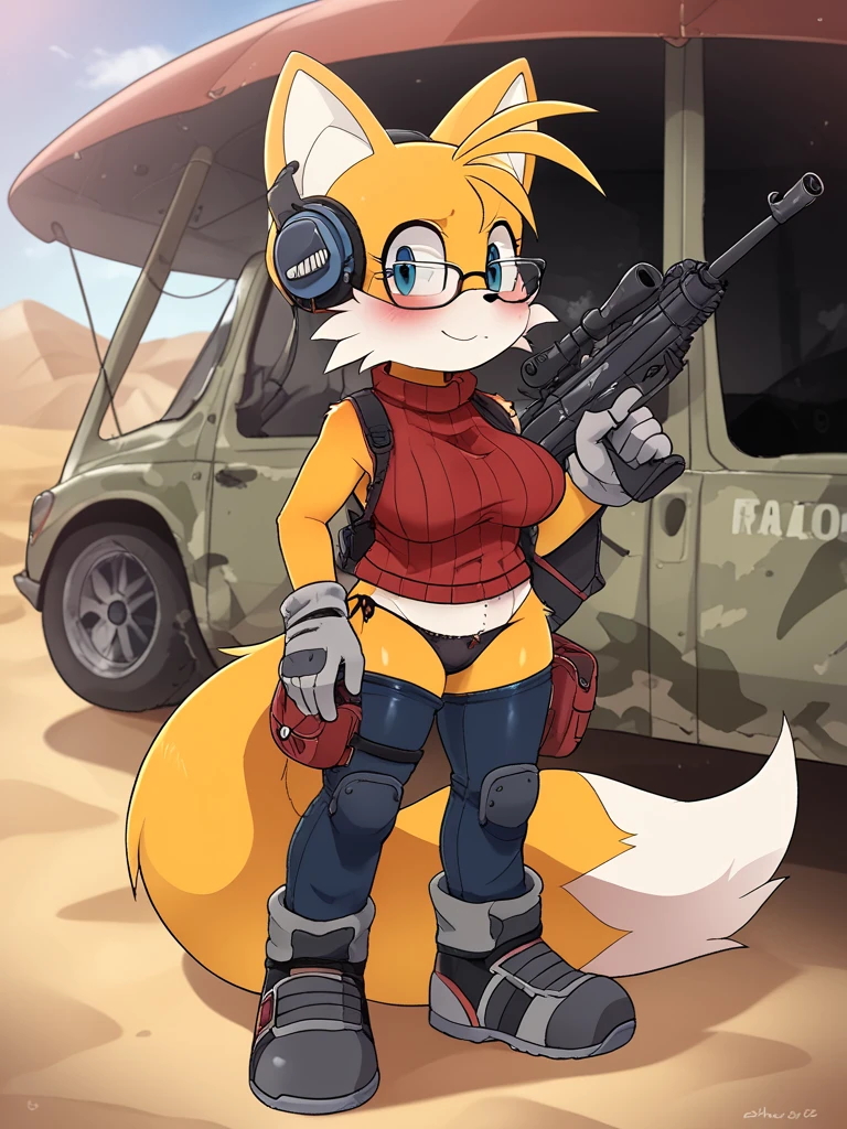 Nervous smiling, uploaded the e621, minecraft background, beautiful and detailed, woman (((female))) ((anthro)) Fox, (Averi, Fox girl), cinematic lighting, Fox, (anthro, fluffy fur, character focus:1.1), 1girl, anthro fox girl, body fur, curvy, sexy, nice, cute, hot, sassy, sassy hips, smug, fangs, comfortable anime-style cartoon-style, digital drawing, half-closed eyes, green eyes, SFW, flat chest, holding a pickaxe, minecraft helmet, diamond helmet, looking at viewer, speech bubble, kneeling, spread legs