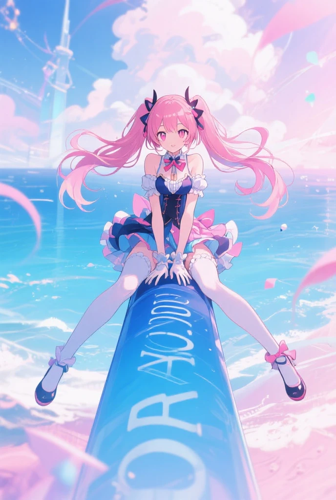 super high quality,Swimwear,,barefoot,M-shaped legs,Slender body,Small breasts,whole body。short hair,About play equipment,High heels,black tights。