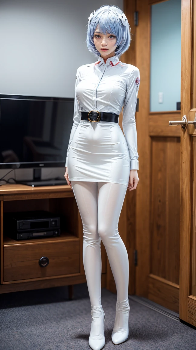 a blonde woman in a bunny costume doing an erotic pose