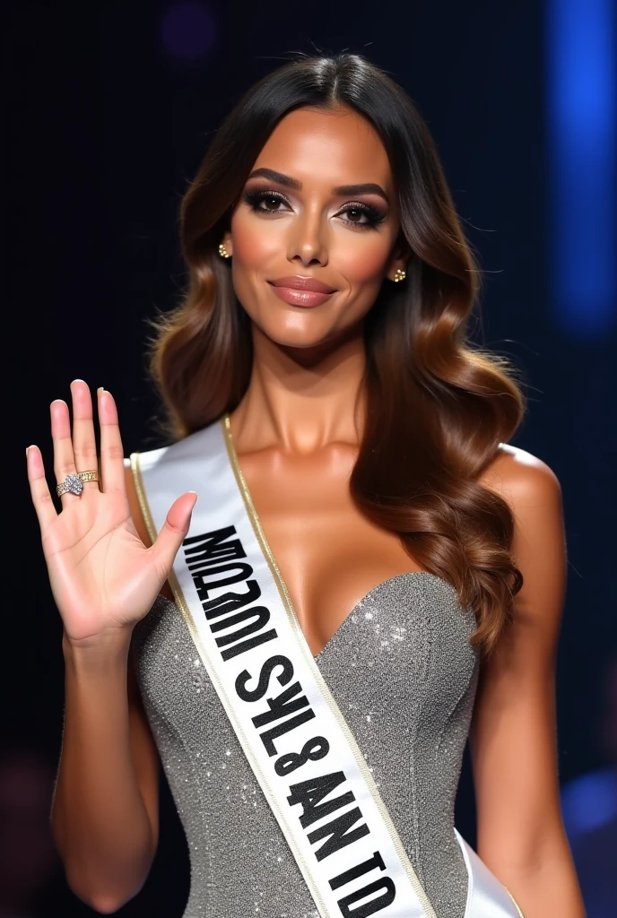 (ultra quality, photorrealistic:1.4, master part, ultra detailded, absurdrez, wall-paper)), 1 beautiful woman, (( Miss Universe Beauty, i'm, comely, 2, Breasts huge, expressive and bright eyes, detailded and defined body, perfect and detailded hands and fingers, detailded, detailded face)) , sexy women's underwear (lace corset with bandage for 7/8 stockings, frilly panties),