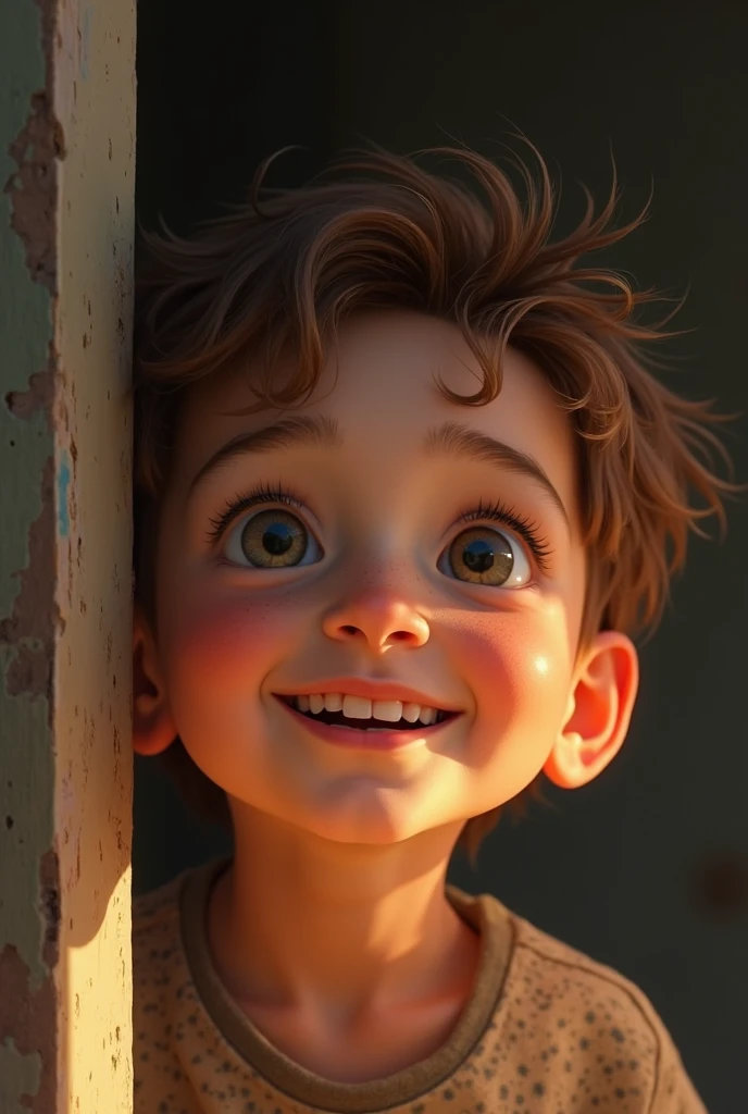 Johnny was a very curious . His little eyee with joy and his little heart was always full of enthusiasm