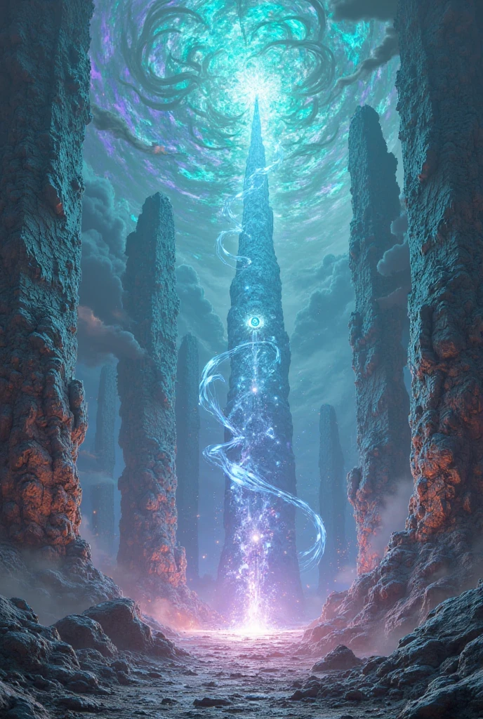wayne barlowe painting, magical spell effect, power, energy, light, sorcery, mysterious