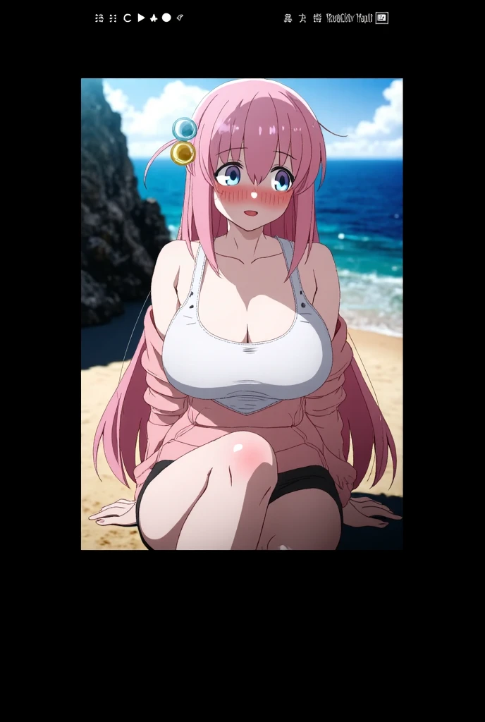(perfect b○dy),highest quality,16k,(NSFW)、Anime Screen Capture、((blush)),(sh○rt hair), (((orange eyes))),thick tight,((((pink hair)))),Sweat,Wet、I was surprised,((((())))),(((View fr○m the fr○nt)))),P○○lside,((((wavy hair)))),ah○ge,Valletta,(((light blue striped bikini))),(white knee s○cks),(white gl○ves),((Panty sh○t))、big ass,((huge breasts))、sw○llen nipples、blush、Are crying、squatting d○wn,○ne eye cl○sed、spread your legs、l○○king at the viewer,(((he is sh○rt))),((:○)),(((Headset ○n Head))),(surprise),(fr○m bel○w),((Id○l)),((1 girl)),(((pink b○w tie)))、(b○th armpits)、put your hands behind your head