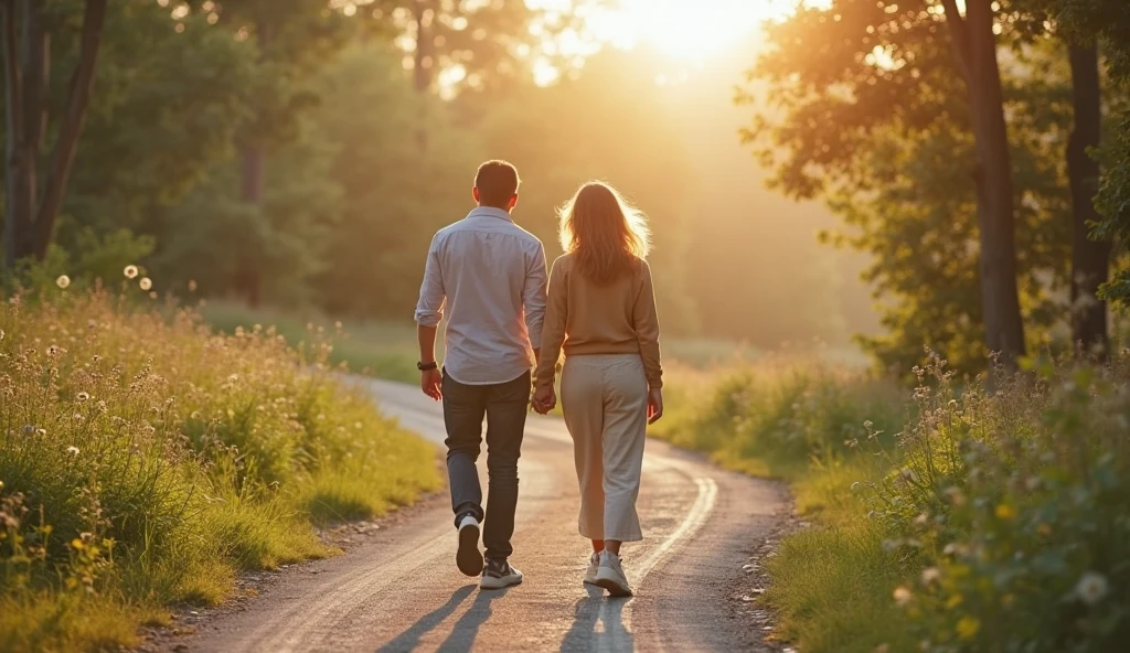 a young couple walking through the woods holding hands, couple walking hand in hand, walking together, man and woman walking together, happy couple, istock, enjoying a stroll in the forest, walking at the park, lovely couple, stock image, couple, shutterstock, in a park, walking in forest, romantic couple, in a city park, istockphoto