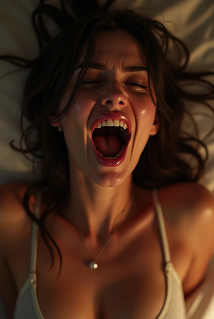 Woman having a massive orgasm