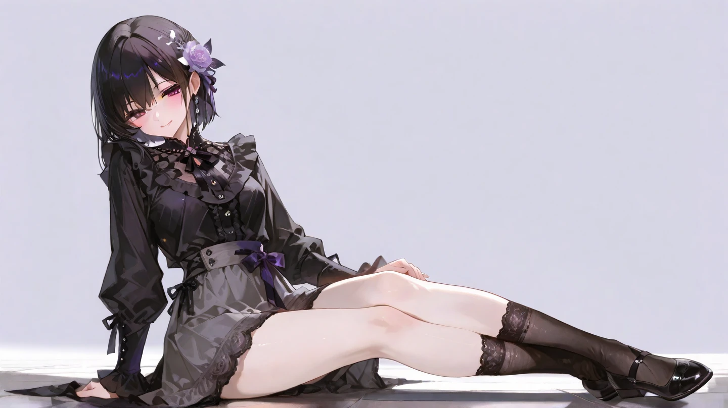 (Masterpiece, Best Quality, Ultra High Resolution , Digital Art,Beautiful and Aesthetic )Perfect proportions of the body . ELLEN JOE from zenless zone zero . The character sits on a large massive leather sofa , an atmospheric pose ,2.5D style . realistic anatomy , beautiful perspective , pastel color , focus on the face