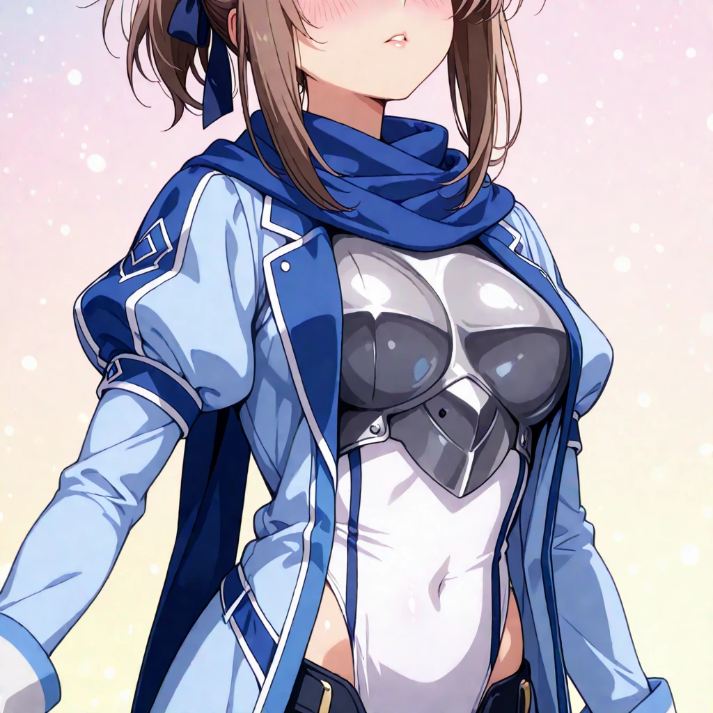 One lady,12year old,(() ,(((blushed face))), (()), (())((I'm opening my mouth)),((micro skirt, bodysuit and short cloak))(Happy Ahe Face),Wet with sweat,(A dark-haired,),((Street,natta))((Clothes are torn))