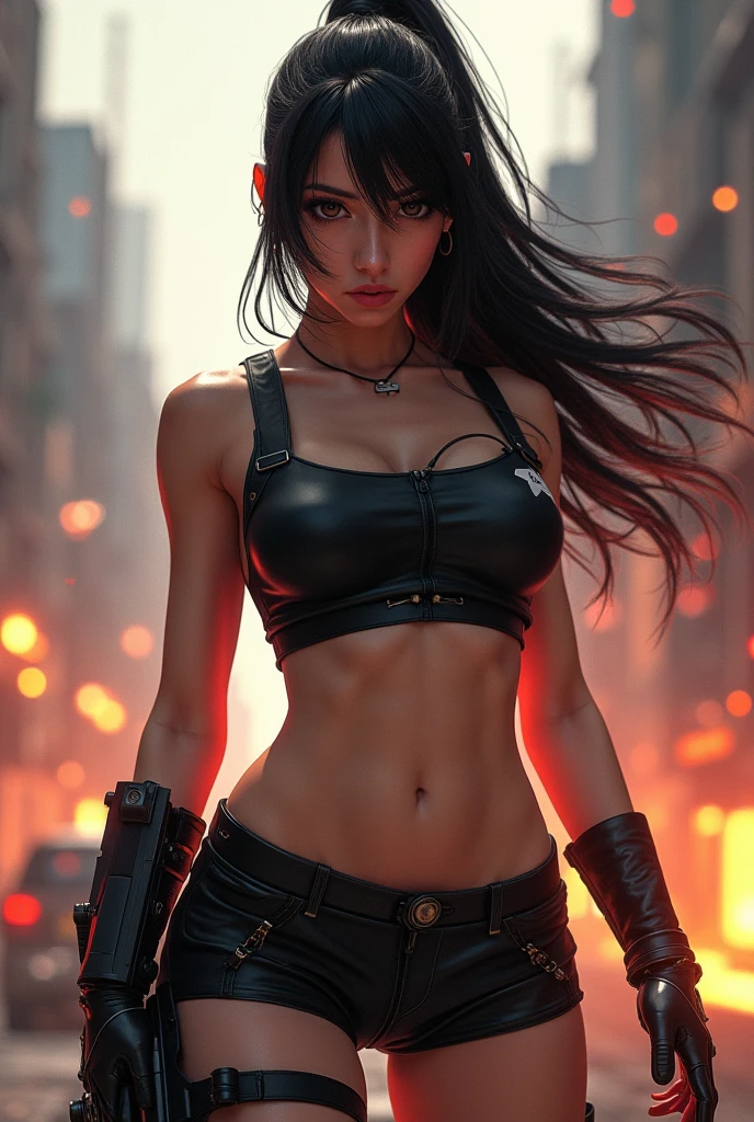 Sexy female fighter