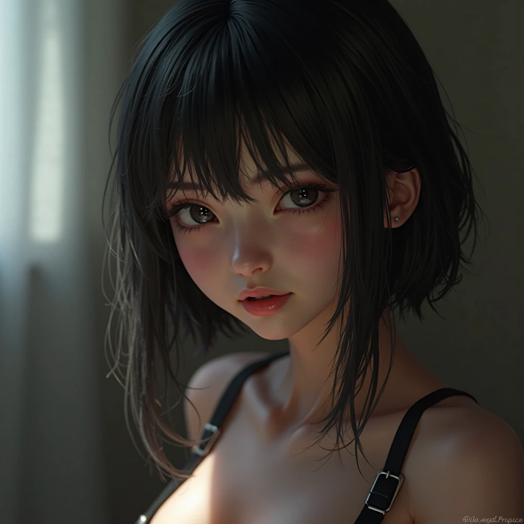 (masterpiece, best quality:1.2), noodle (gorillaz), black hair, 1girl, black eyes, bangs, bangs covering eyes, parted lips, breasts, small breasts, bob cut, 1boy, White background, masterpiece, best quality, absurdres, highres, 4k, ray tracing, perfect face, perfect eyes, intricate details, highly detailed, (best quality:1.33), (masterpiece:1.42),(semi realistic:1.3), (detailed:1.15),(skin details), Dappled Light, analog style (look at viewer), (skin texture), (realistic texture skin), cinematic light, side lighting, ultra high res, best shadow, RAW, (Dutch angle:1.1), lightroom, cinematic, hdr, raw, (intricate:1.4), high quality, soothing tones, intricate details, low contrast,
(LickingPenisQuiron pose),abs, oral, fellatio, (penis), pov, erection, Compact body, extremely high quality RAW photograph, detailed background, intricate, Exquisite details and textures, highly detailed, ultra detailed photograph, warm lighting, 4k, sharp focus, high resolution, detailed skin, detailed eyes, 8k uhd, dslr, high quality, film grain, Fujifilm XT3,
Rainy Day: The diffused light and wet surfaces on a rainy day can create a moody and atmospheric environment, perfect for capturing reflections and street photography.,