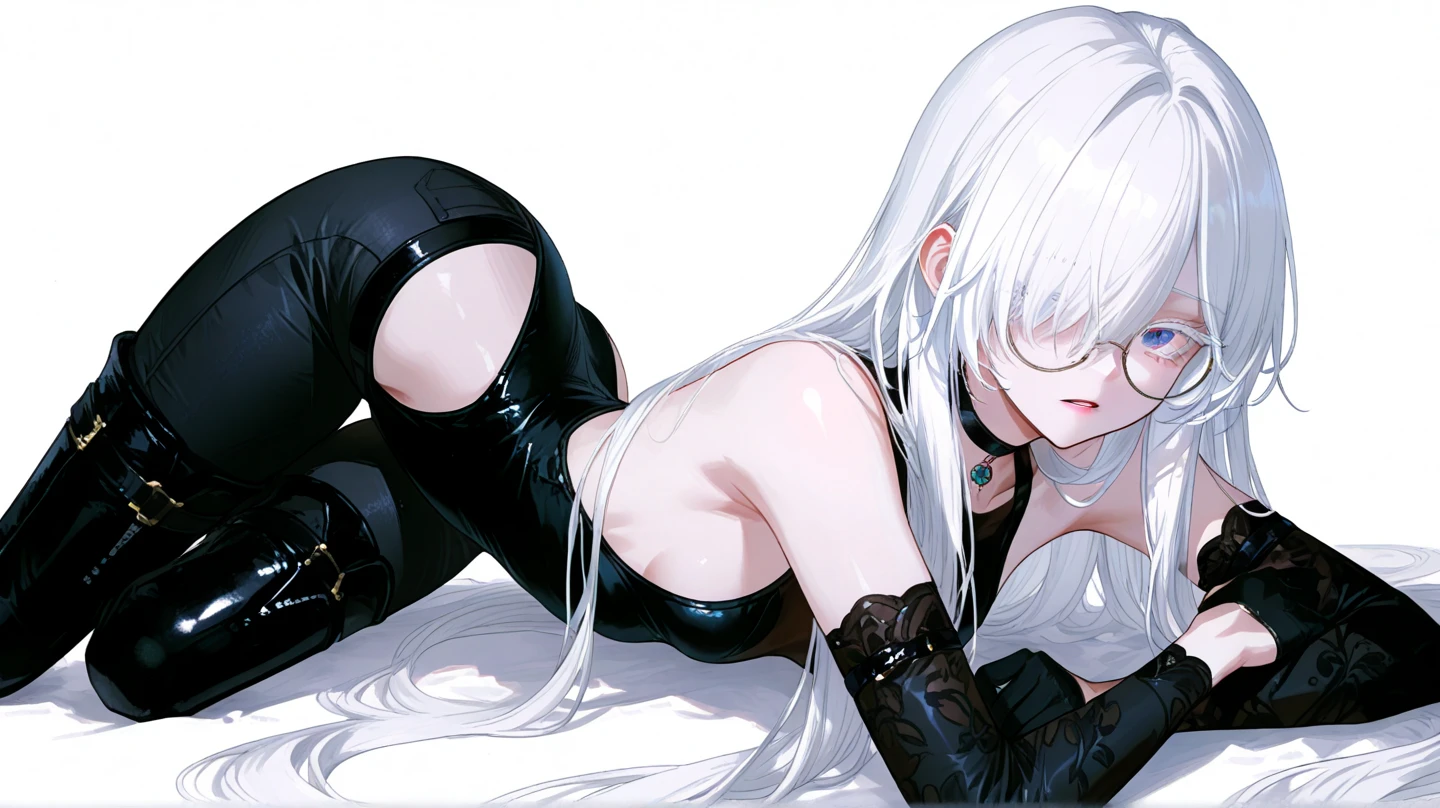 (masterpiece), best quality, expressive eyes, perfect face, perfect hands, blushing, ice raccoon queen, heterochromia, hair fringe, hair clips, huge teardrop , sexy dress, cleavage, v-neck, fabric lace, fishnet stockings, long cape, fluttering, long high twintails, animal ears, incredible details, masterpiece, wallpaper art, full body art, hands on legs, solo, demonic possession, (glow, god rays, ethereal, dreamy, heavenly, otherworldly, dream-like, breathtaking, captivating, divine),
