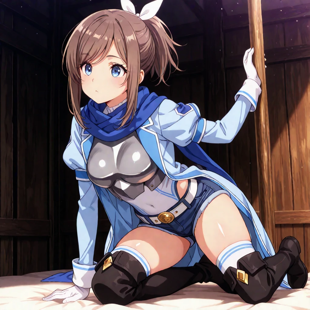 1girl,furioso\(umamusume\),horse tail,(((squatting))).spread legs,knees up,front view,straight-on,pink underwear,((cameltoe)),umamusume official art,anime coloring,cel shading,stylized,ai-generated,super fine illustration,intricate,beautiful eyes,masterpiece,best quality,highres,4k,8k,nsfw