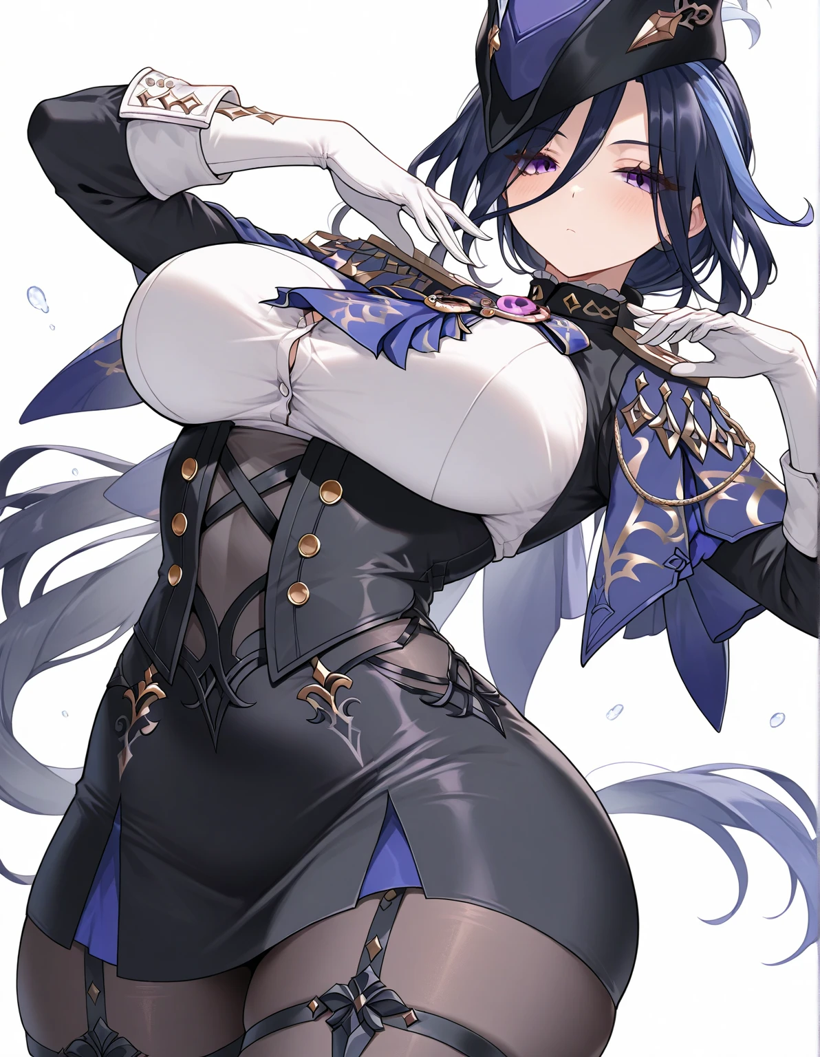 Sasuke Uchiha, garter belt, lace, mesh, e Cup breast,
