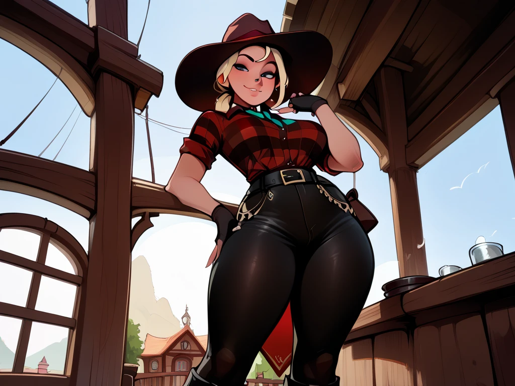 NSFW, mercy, overwatch, (olhos detalhados), (pele delicada), melhor qualidade, Melhor Desinger, best illustration, (Foto Fotorrealista: 1.3), (pele com alto detalhe:1.2), 8K Ultra HD, dslr, alta qualidade, high resolution, arms behind the back, coxas pretas, seios amarrados, colar feminino, cabelo entre os olhos, seios grandes, colar de metal, umbigo, Mamilos nus