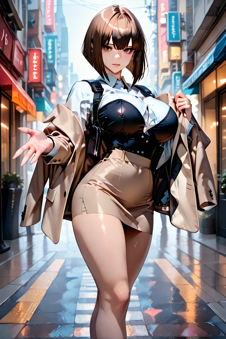 suggestive pose, random hair color, random eye color, Tenebrism art style painting,oil on canvas,(((huge big natural saggy breasts,very noticeable cameltoe))),steampunk airship background landscape,Complete Steampunk Clothes Intricade Details, WLOP, sakimichan,greg latkowski, Alphonse Mucha, Makoto Shinkai, Stanley Art Jem Lau, los dross, surreal,art station trends, unreal engine 5, 8k,concept art,digital paint, splash art, splash paint, facial portrait,grunge painting, written by banksy, Written by Greg Tocchini, Written by James Gillard, Written by Joe Fenton, Written by Keith Butcher, very detailed, symmetrical, octane rendering, concept art, Artistic, cinematic, super sharp focus, very detailed, Vibrant soul, perfection