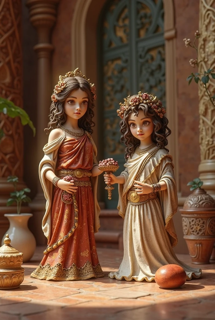 3 girls in Rome, 55BCE