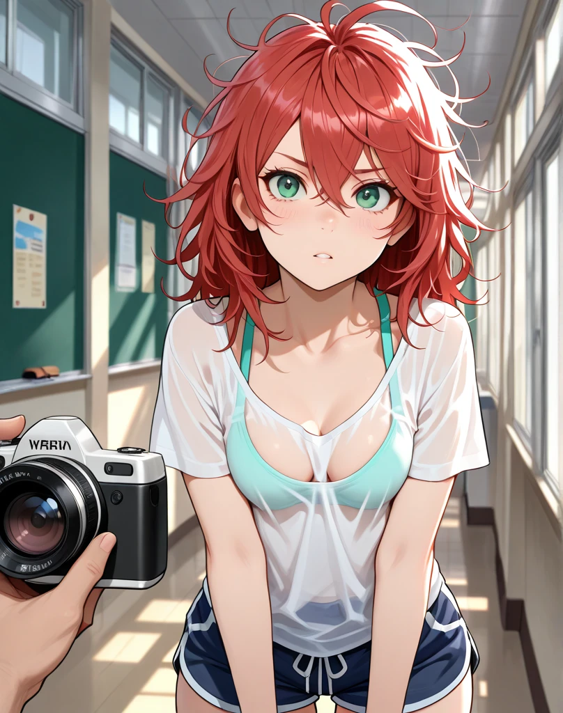 ((2 girls:1.0)), (Yuigahama Yui shapely breasts),(Yukinoshita Yukino),pin up,white ruffle underwear,lace underwear in white,(Beautiful panties),thighs ,front,looking at camera,(high angle),smile,Panoramic view of the head,beautiful eyes