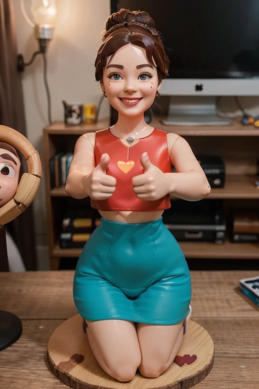 Obra-prima, de melhor qualidade, uma mulher linda, na padaria