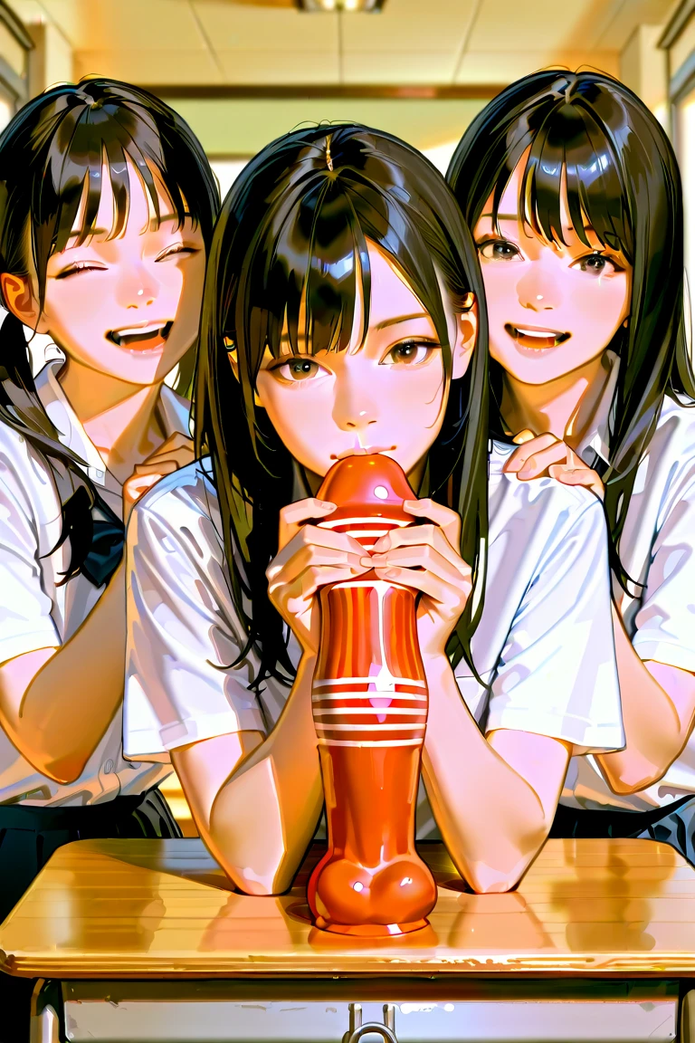 Super Breasts,Insert a cola can into both holes,Two Coca-Cola bottles,Hands restrained,Both legs restrained,Ryona,Humiliation,Vaginal hole dilation,Anal dilation,Severe pain,(Insert a cola can into both holes),(Woman has a very thick coke can inserted in her vagina and anus),Vaginal insertion,Anal insertion,Manguri Gaeshi,Woman gets a can of coke inserted into her pussy,One person,first round,(両手と首をHandcuffsとfirst roundで固定された姿勢),high school girl,Handcuffs,Completely naked,Black socks,Ribbon tie,Black Hair,Hime cut,Japanese,