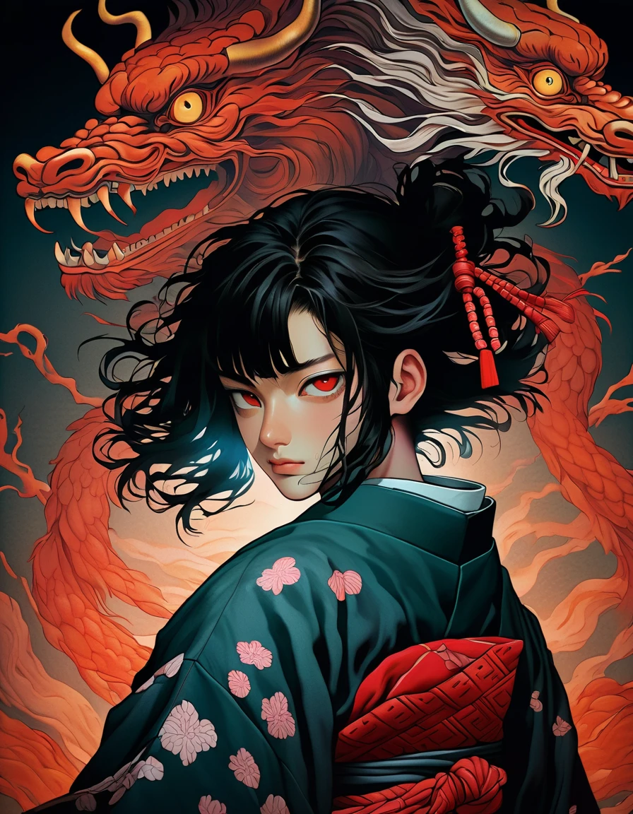 anime artwork anime artwork ((masterpiece)),((best quality)),8k,high detailed,ultra-detailed,intricate detail,((huapighost)),close-up,1girl,Chinese folklore,a dimly lit chamber where a demonic entity unveils its grotesque form beneath a stolen human visage,(terrifying and grotesque),Flickering candlelight casting eerie shadows,(shadows of deceit),Haunting and nightmarish atmosphere,muted tones and stark contrasts,Asymmetric composition,Unreal Engine rendering,capturing the horror of the revelation,<lora:huapighost:1>, . anime style, key visual, vibrant, studio anime, highly detailed