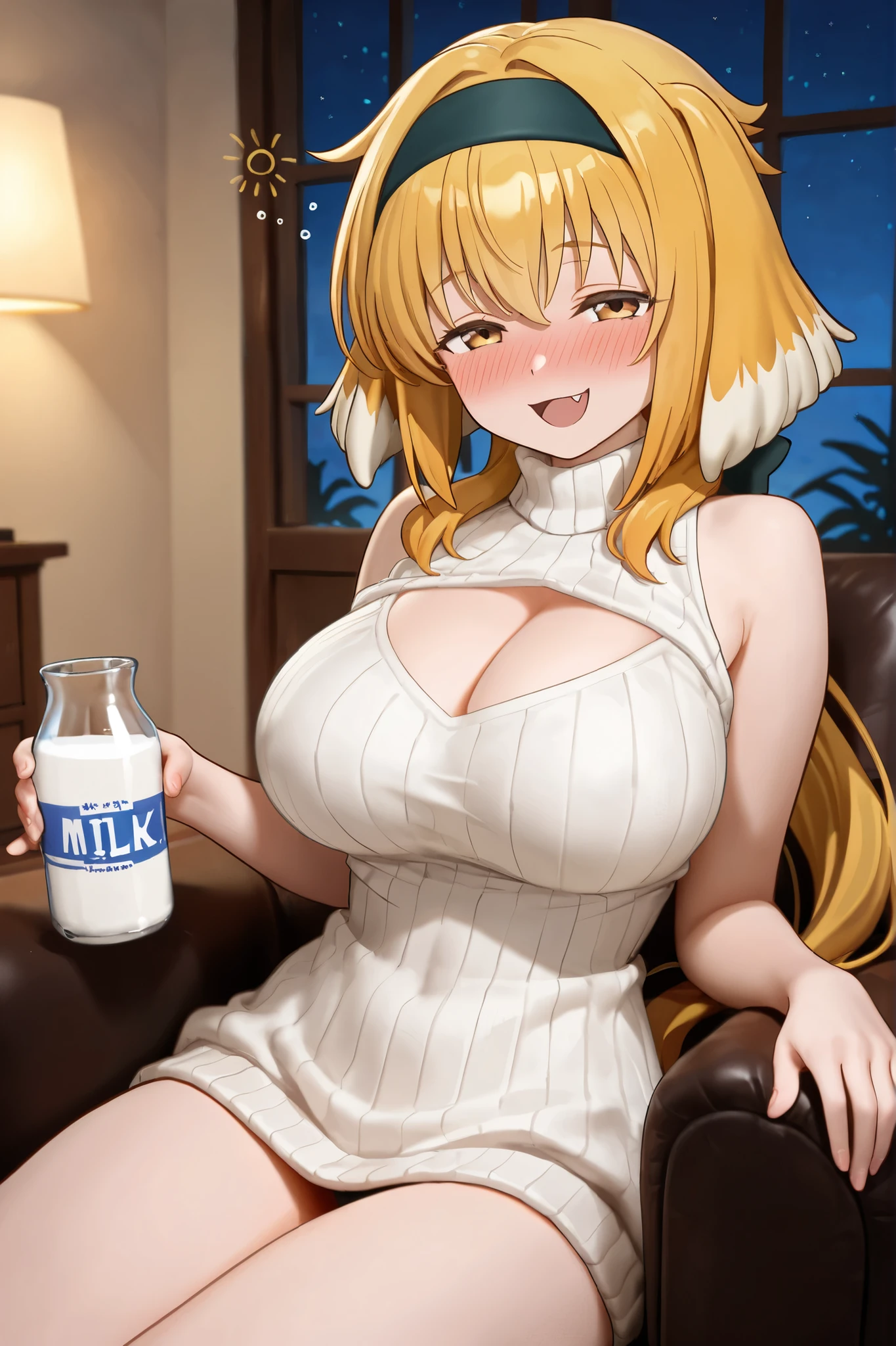 Big tits beauty,Place the milk on a round tray,Nipples sticking out,A man receives a large amount of spurting from her nipples in his mouth from below.