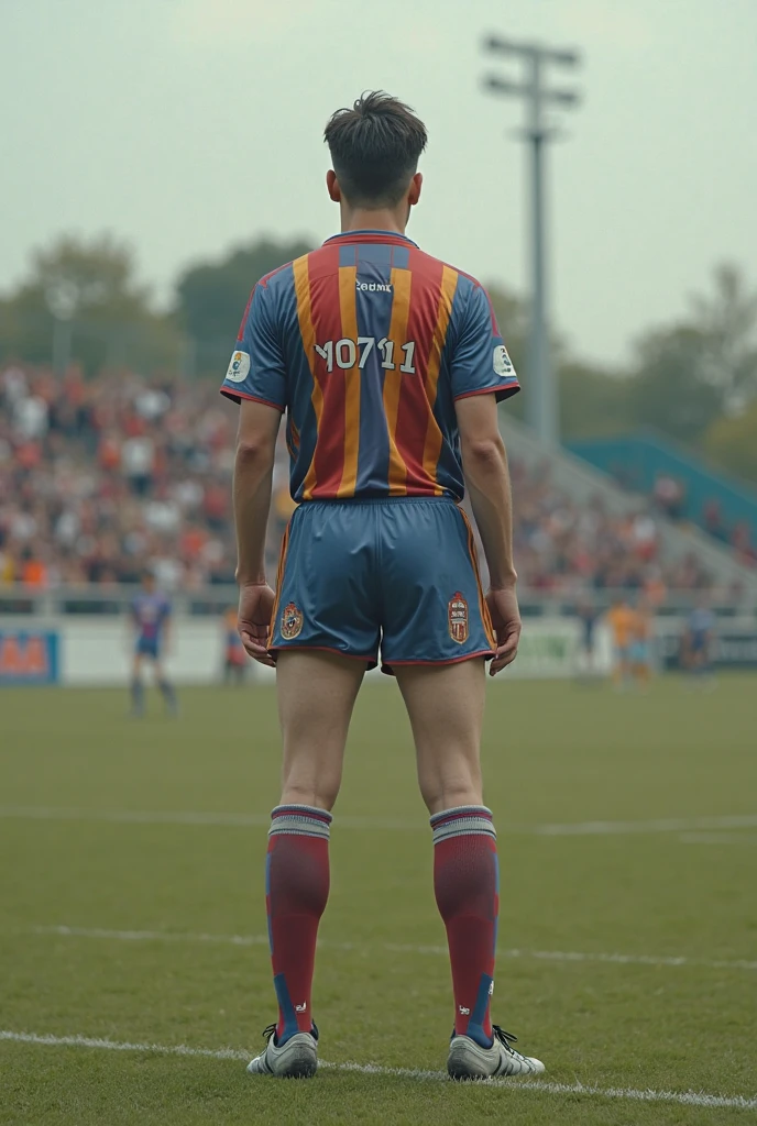 Tom Holland screams while chained to the ceiling of a dungeon by his wrists wearing soccer kit