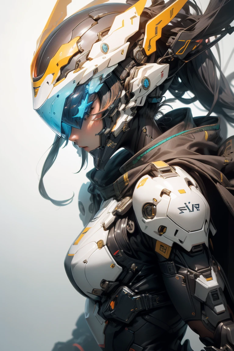 Full futuristic armour wolfgirl
