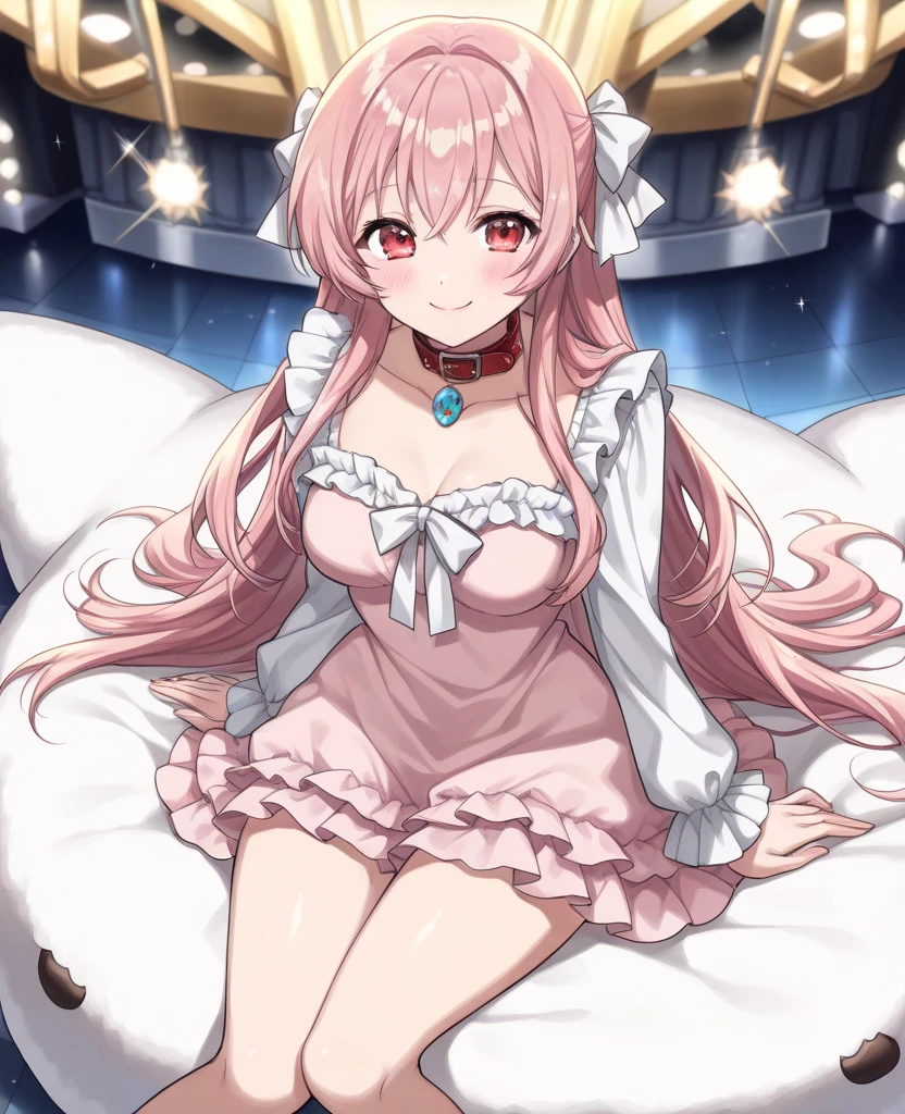 idol costume、frills、ribbon、puffy short sleeves、little princess pichi,huge breasts,young girl,small 、squat with legs apart、lace fancy panties、lace underwear,Please open the white love juice on your thighs.、Drip a large amount of love juice、blush、embarrassed look、colorful costumes、large amount of liquid leaky panties get wet、Panties are transparent、tiara