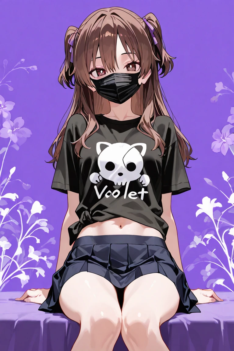 tall woman with a toned and athletic build; straight dark brown hair worn loose; green eyes; fair skin with a light scattering of freckles across the nose and cheeks; defined cheekbones and a straight nose; somewhat huge breasts; girl-next-door look; soft and cute features); in a dimly lit lounge room at night on the couch; best quality; trending on artstation; dark room with complex volumetric lighting; strong shadows; artistic lighting; dynamic; energetic vibe; realistic skin; specular highlights; micro-textures; highly detailed hair; wearing an oversized masculine graphic t-shirt, no panties; incandescent lighting; heavy blush.