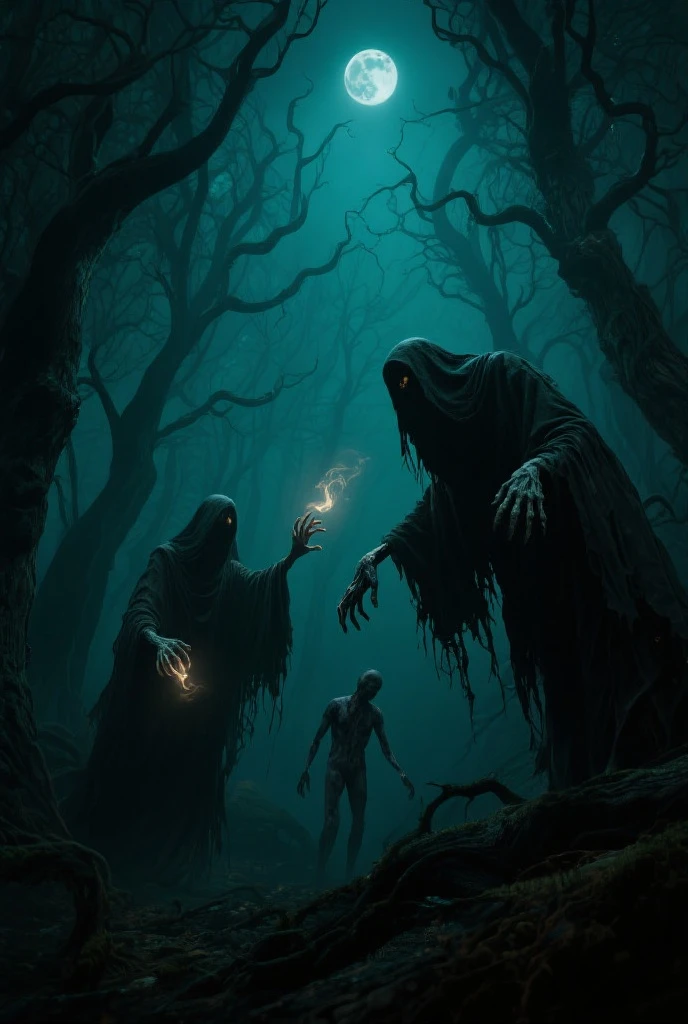 war between ghosts and shadow humans