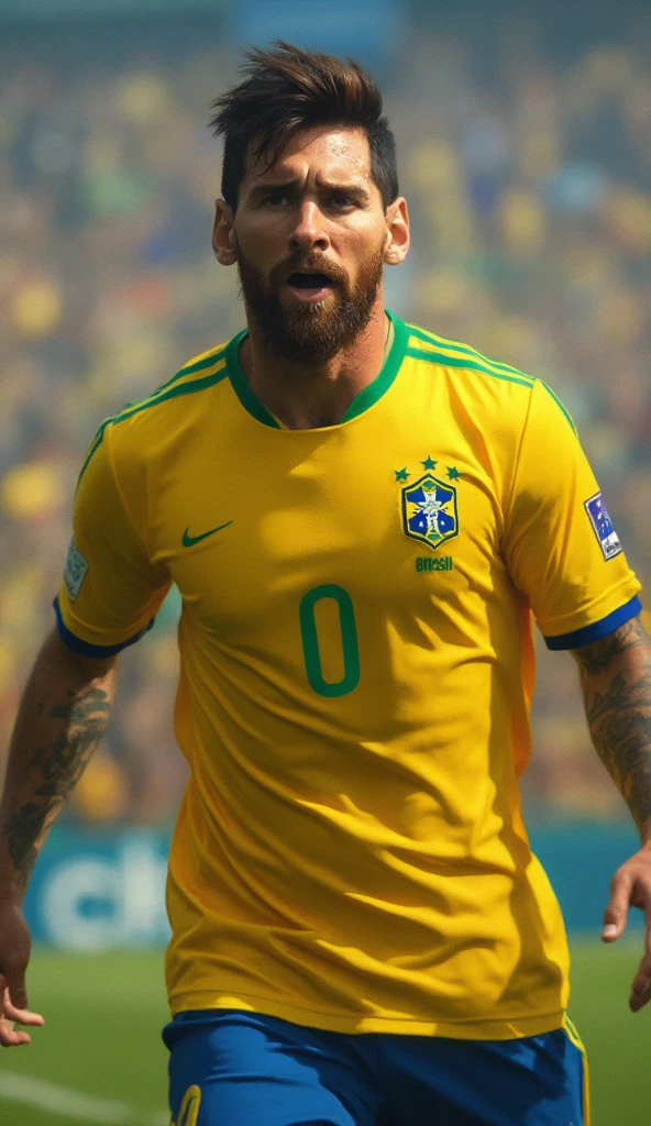 Football player shirt number 10 brazil