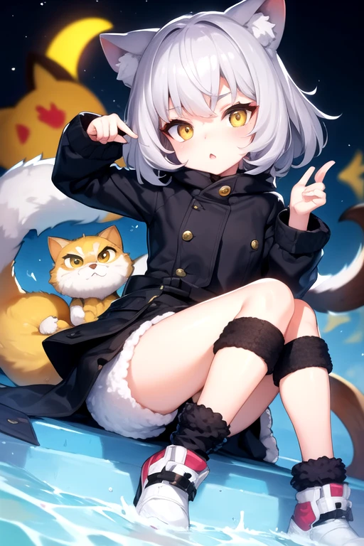 by ask
1girl 
ahoge animal_ears bare_arms belt black_belt black_border black_footwear black_gloves black_headwear black_pantyhose black_skirt blouse blue_eyes blue_sky border bow bowtie buttons cat_ears 
 closed_mouth cloud cobblestone collared_shirt dated full_body gloves hands_on_own_knees hat high_collar letterboxed light_blush miniskirt orange_eyes outdoors pantyhose red_bow red_bowtie road shirt shoes short_hair sidewalk skirt sky sleeveless sleeveless_shirt smile solo sun sunlight sunrise tree white_hair white_shirt
beautiful, aesthetic, detailed, beautiful color amazing quality, best quality, high quality