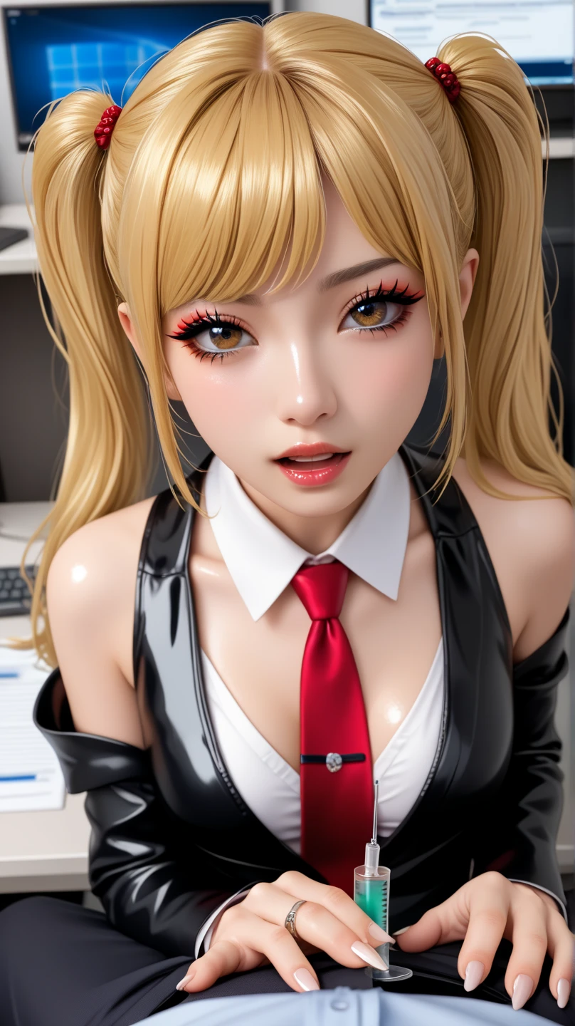 (hyper realstic)、Super Future Female Army Soldier、Women's Combat、
immensity Beautie high-level image quality hight resolution Realistic Shorthair a blond、 blond woman in a、A MILF、Middle-aged woman、((Big big))、Detailed red-black ,,,,,,、detailed skin textures、超A high resolution、Realistic、Voluptuous body shape、angry looking face、Middle-aged beauty、Beautiful expression、With detailed red-black areola 、Detailed green eyes、blond、long fluffy hair、Kamimei、Very delicate and detailed skin texture、35Army Soldier Women、(Blonde pubic hair)、(Being in a very attractive and huge computer room)、Female soldiers、Large cleavage、Large open neckline、big butts、bright red lips、(Wearing a black combat suit)、Soio