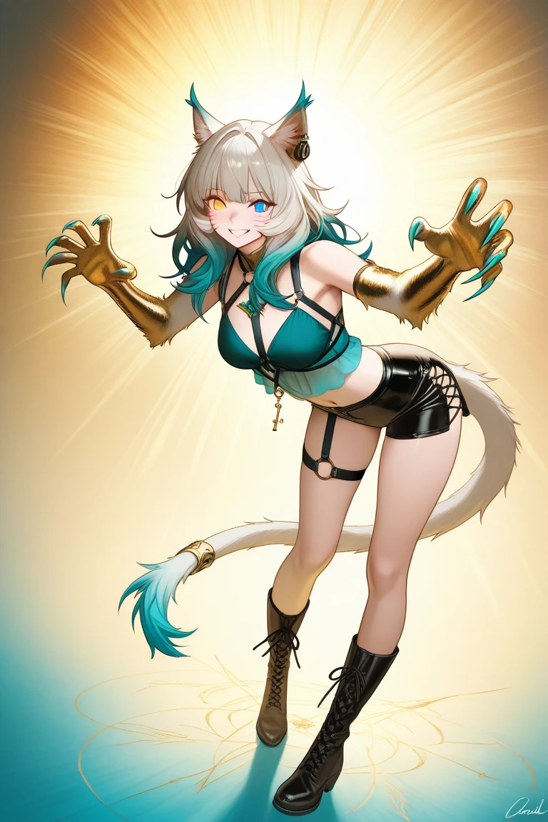 Dobby,1girl,animal ears,armpits,arms up,(cloak)(prettyeyes)((antlers))))bangs,black gloves,breasts,brown eyes,cape,cat ears,cleavage,clenched hand,clenched hands,clothes writing,clothing cutout,covered navel,earmuffs,earrings,fake animal ears,fighting stance,fingerless gloves,flexing,full body,fur,fur-trimmed boots,fur-trimmed cape,fur-trimmed capelet,fur-trimmed cloak,fur-trimmed coat,fur-trimmed gloves,fur-trimmed hood,fur-trimmed jacket,fur-trimmed legwear,fur-trimmed sleeves,fur boots,fur cape,fur coat,fur collar,fur scarf,fur trim,gloves,jewelry,large breasts,long hair,looking at viewer,medium breasts,one-piece swimsuit,paw pose,pelt,pet play,pose,punching,raised fist,sandals,sleeveless,smile,solo,squatting,stirrup legwear,stretch,swimsuit,thighs,thumbs up,toeless footwear,toeless legwear,toenail polish,toes