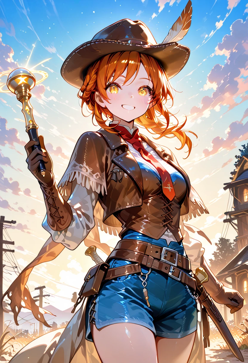 ((Scarecrow girl)), big bust, thick thights