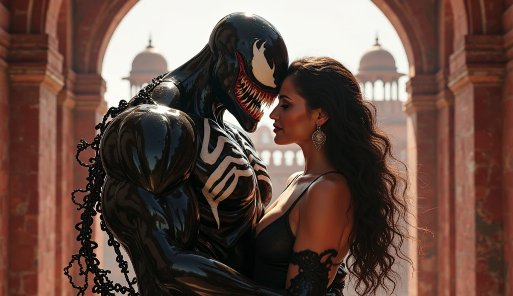venom with indian girl