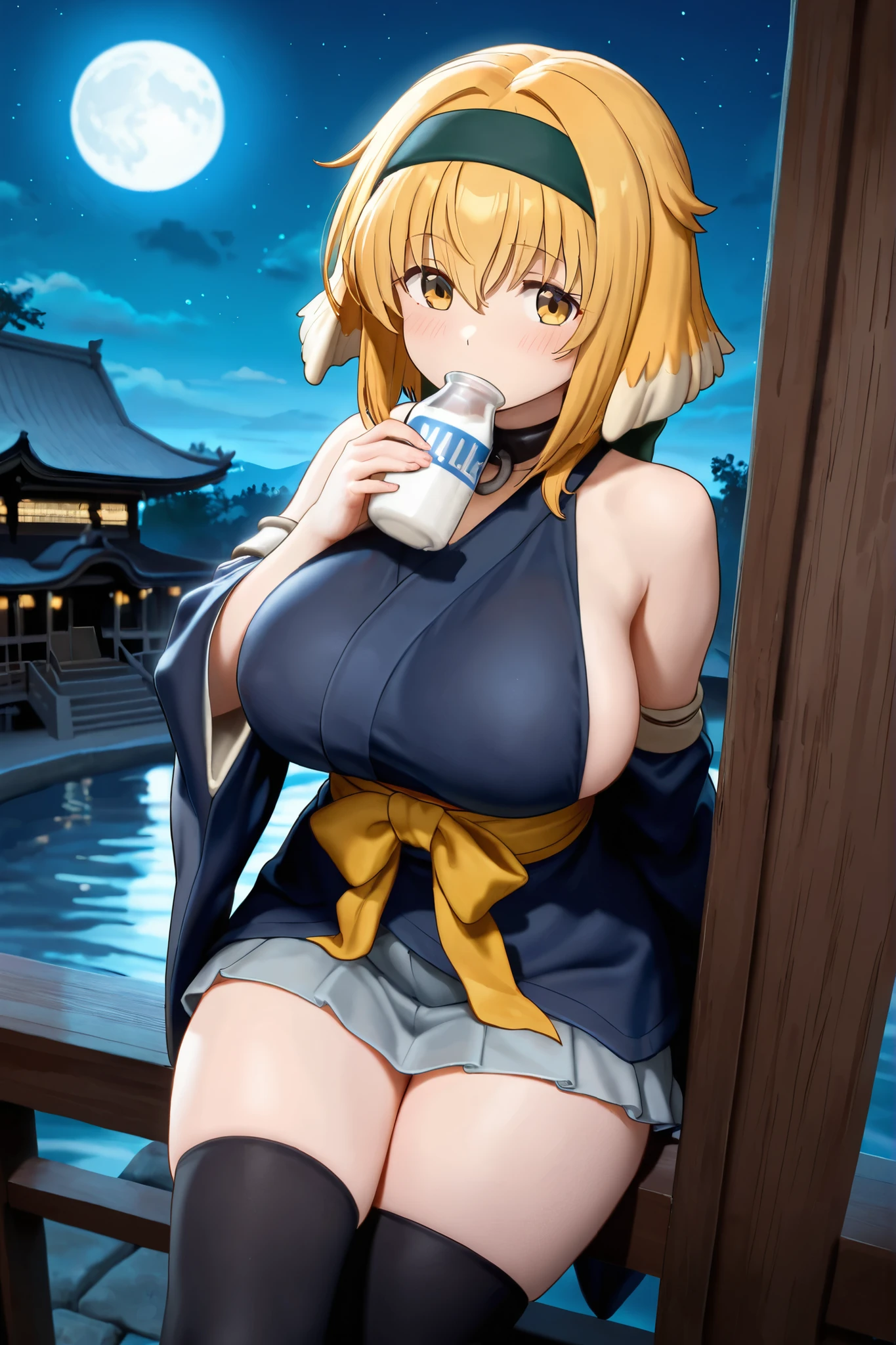 (masterpiece) best quality ultra-detailed CG NVIDIA RTX 3060 wallpaper, (1 girl) with beautiful features and a stunning orange and white hairstyle. Her thicc thighs and huge breasts peek out under her casual clothes as she enjoys coffee at the cafeteria.