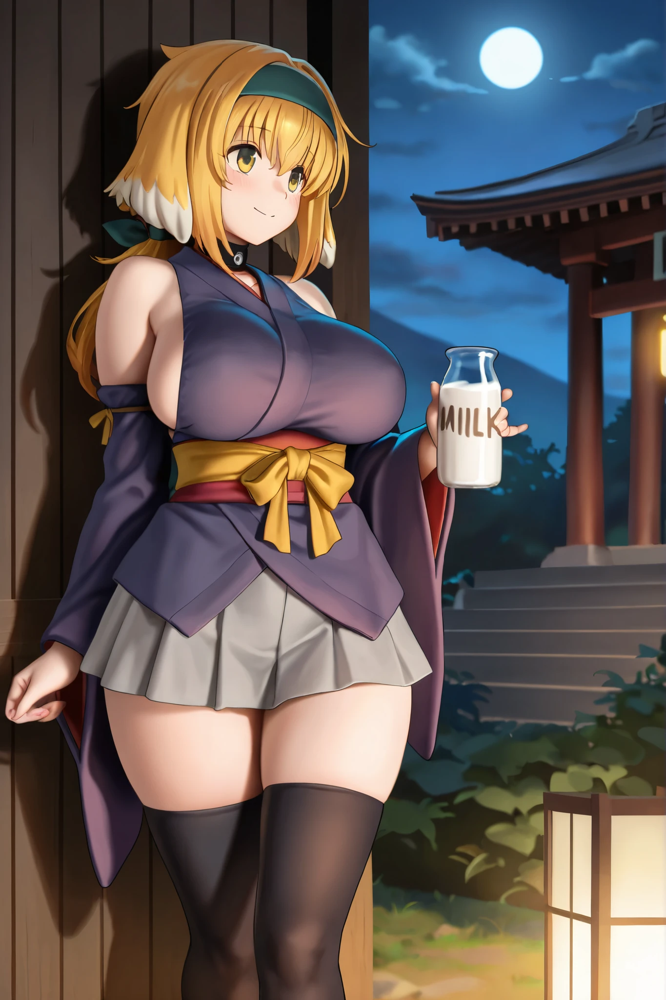 (best quality,4k,8k,highres,masterpiece:1.2), ultra-detailed, (realistic,photorealistic,photo-realistic:1.37), ((gigantic breasts:1.6)), snowy road background, illustration, vivid colors, full-body_portrait, studio lighting,physically-based rendering, cynical lighting effect, sexy pose, (ultra-detailed eyes:1.4), shy, (Christmas night:1.5), (coat, long black pants:1.5), Lumine, genshin impact, ((blonde, Short messy hair with two tails, detailed yellow eyes:1.3)), (white flower hair jewelry:1.5), perfecteyes,hyper breasts