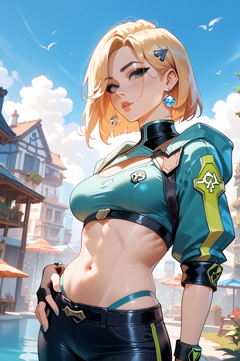 unparalleled masterpiece, ultra realistic 8k CG, perfect artwork, (1girl:1.1) , solo, ((perfect female figure)), (nsfw), looking at viewer, mature female, (Crystal Maiden) dynamic pose, (teasing), best quality:1.1 , seductive posture, sexy pose, alluring, (beautiful), (curvy), (thick), blond hair, (blue eyes:1.2), amazing hair, ice earrings, wearing a white detailed ice wizard robe with hoodie, holding a magical ice staff, fit, (abs:1.1), (big butt:1.4), peach ass, (athletic body:1.2), (large breasts:1.3, (big_breasts:1.1), wide_hips:1.5, narrow waist, small waist:1.5, slender body:1.2, thick thighs:1.3), (shiny skin:1.2), (hdr), (snowy mountain background:1.2), Nikon D850 film stock photograph Kodak Portra 400 camera f1.6 lens, rich colors, lifelike texture, dramatic lighting, unreal engine, trending on ArtStation, by Gerald Brom, by Frank Frazetta, by Luis Royo, by Julie Bell, by Boris Vallejo, BetterEnvyHands LoCon,