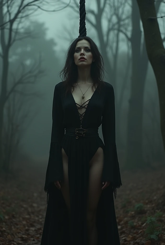 (Award-winning masterpiece:1.5), (incredible detail), (hyper realistic:1.4), (whole body:1.7), (battle-hardened warrior with scars), (standing victorious in the jungle), (detailed depiction of strength and resilience), (dramatic lighting), (intricate details:1.1), female sexy vampire|albino, pale porcelain skin, sexy vintage black dress, smile, shallow depth of field, grin|creepy, nightfall, detailed face, night, wide hips, narrow waist, portrait of woman standing, detailed eyes, portrait of woman standing, 8k RAW photo, highest quality, looking at the viewer, best shadow, intricate details, long hair, bright eyes, forest, grave, gothic, goth detailed, highres, high quality, high saturation