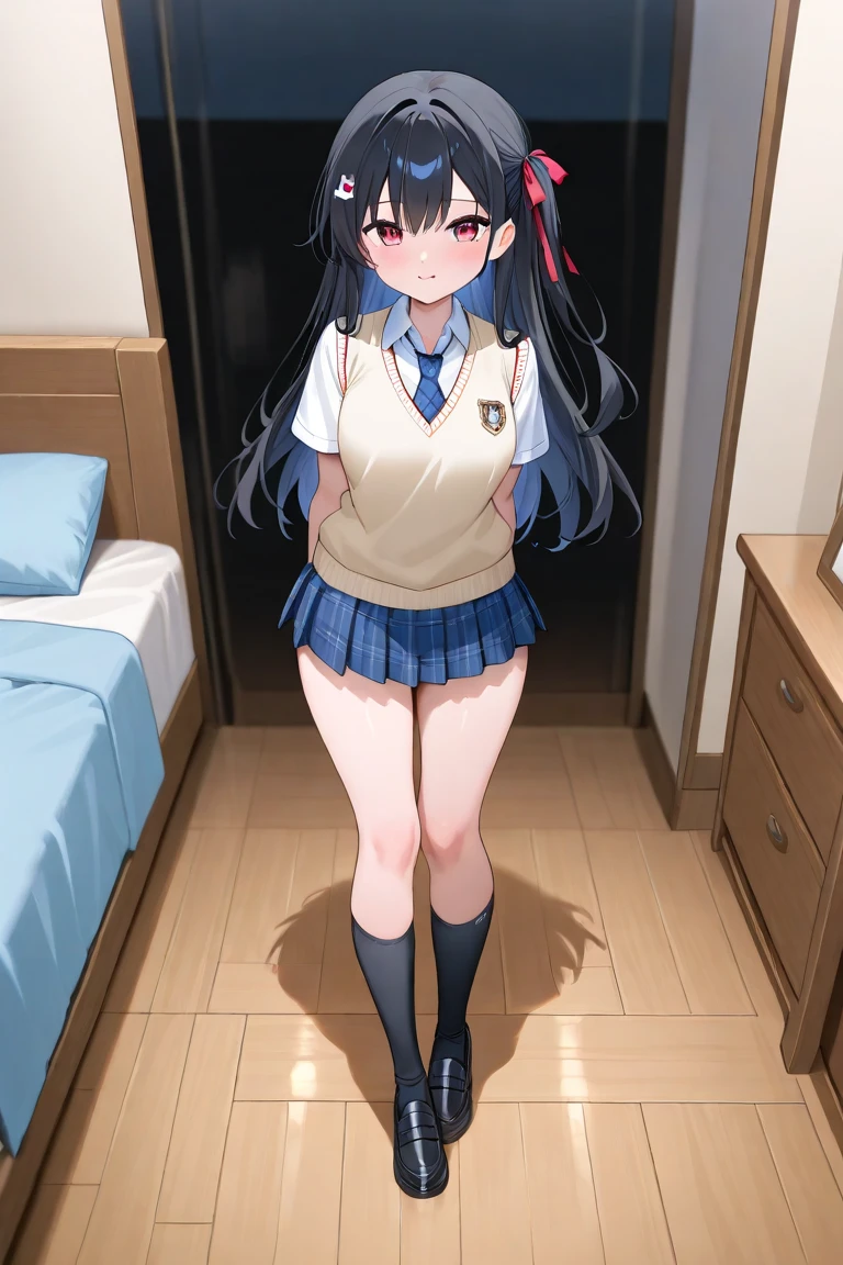yukimi, 10., long hair, dull bangs, flat chest, No expression, shy, whole body, highest quality, (randoseru backpack:1.4), in a crowded train、In underwear、angle from below、kneel down、(small area white panties:1.4)、(masturbation:1.4)、(put your hand inside your pants:1.4)、Striped pattern、embarrassing、Transparent、