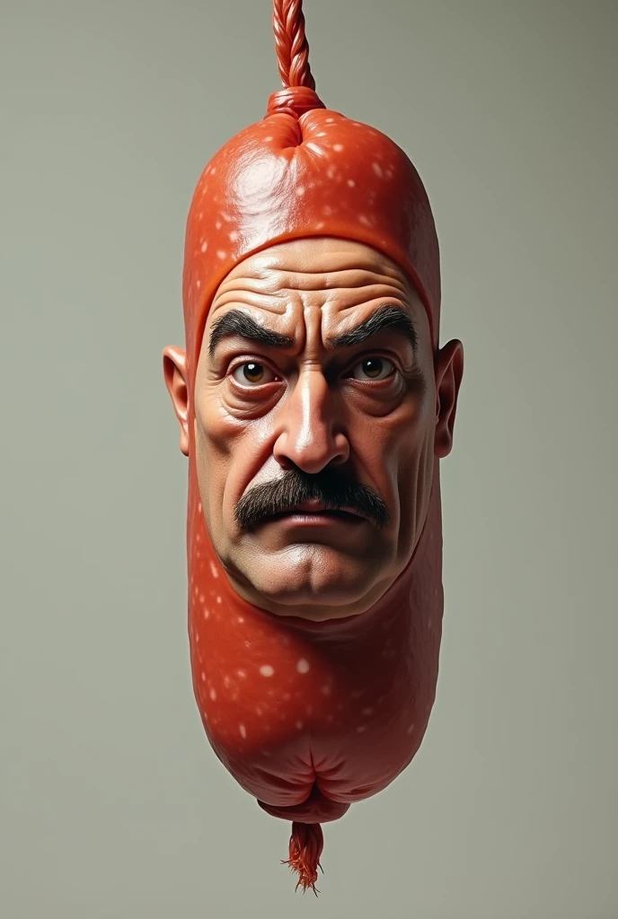 Steak with face