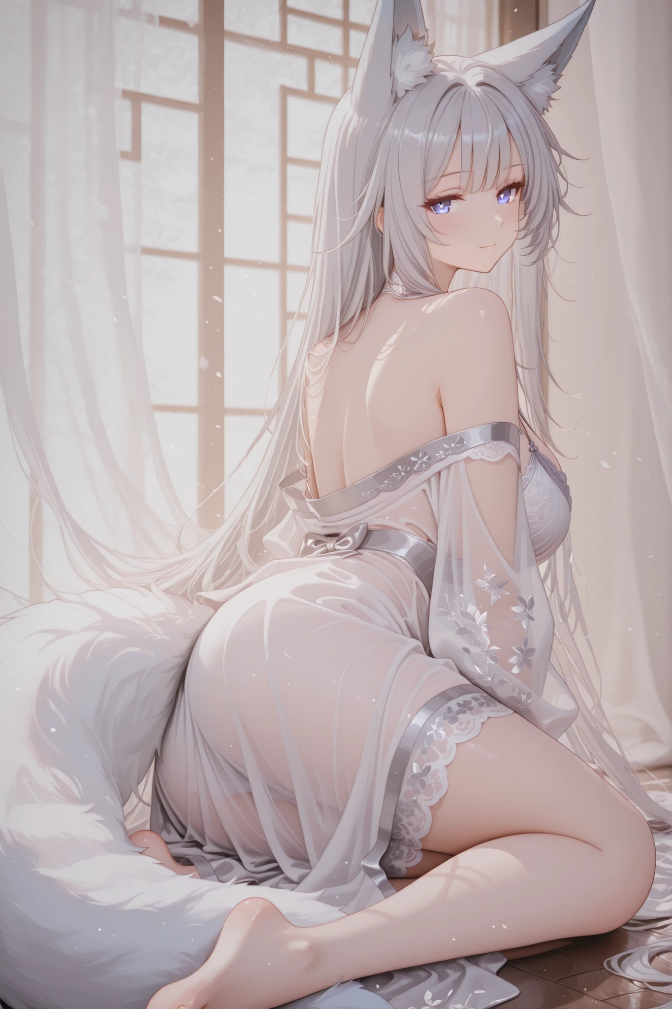 beautiful、Silver Marble Skin、hope、Highest quality、uniform、clear、Bunny girl、Hands tied behind your back、Penis inserted into the private parts、Big Breasts、Face of pleasure