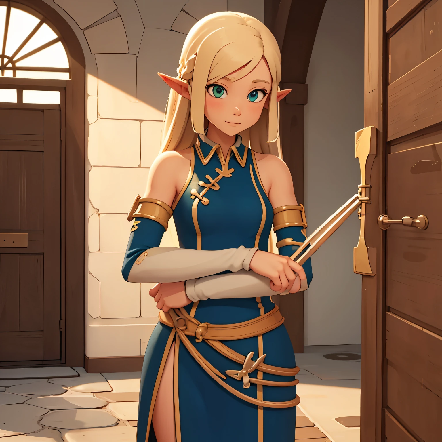 Beautiful archer , masterpiece, high detail costume