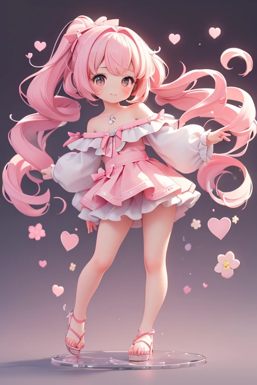 (((petite bishojo, ))), ((kawaii face)), ((kawaii eyes)), ((masterpiece)), ((best quality)), ((ultra detailed)), (exquisite), (depth), (crisp), ((8k)), ((beautiful and aesthetic)), (super detailed skin), ((high standard)), ((highres)), ((perfect anatomy)), (full body), (blush), (lipstick), ((kawaii pose)), (strap slip), (barefoot), (spirits)