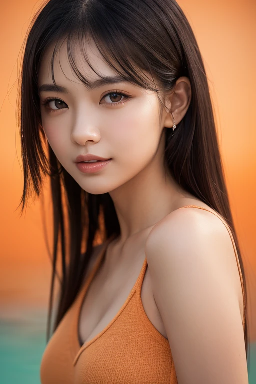 beautiful woman with long beachy wavy hair,tropical floral lingerie set,posing on sandy beach,palm trees,sunset background,(best quality,4k,8k,highres,masterpiece:1.2),ultra-detailed,(realistic,photorealistic,photo-realistic:1.37),HDR,UHD,studio lighting,ultra-fine painting,sharp focus,physically-based rendering,extreme detail description,professional,vivid colors,bokeh,highly detailed portrait,cinematic lighting,dramatic atmospheric lighting,soft depth of field,beautiful detailed eyes,beautiful detailed lips,extremely detailed eyes and face,longeyelashes,romantic,sensual,alluring