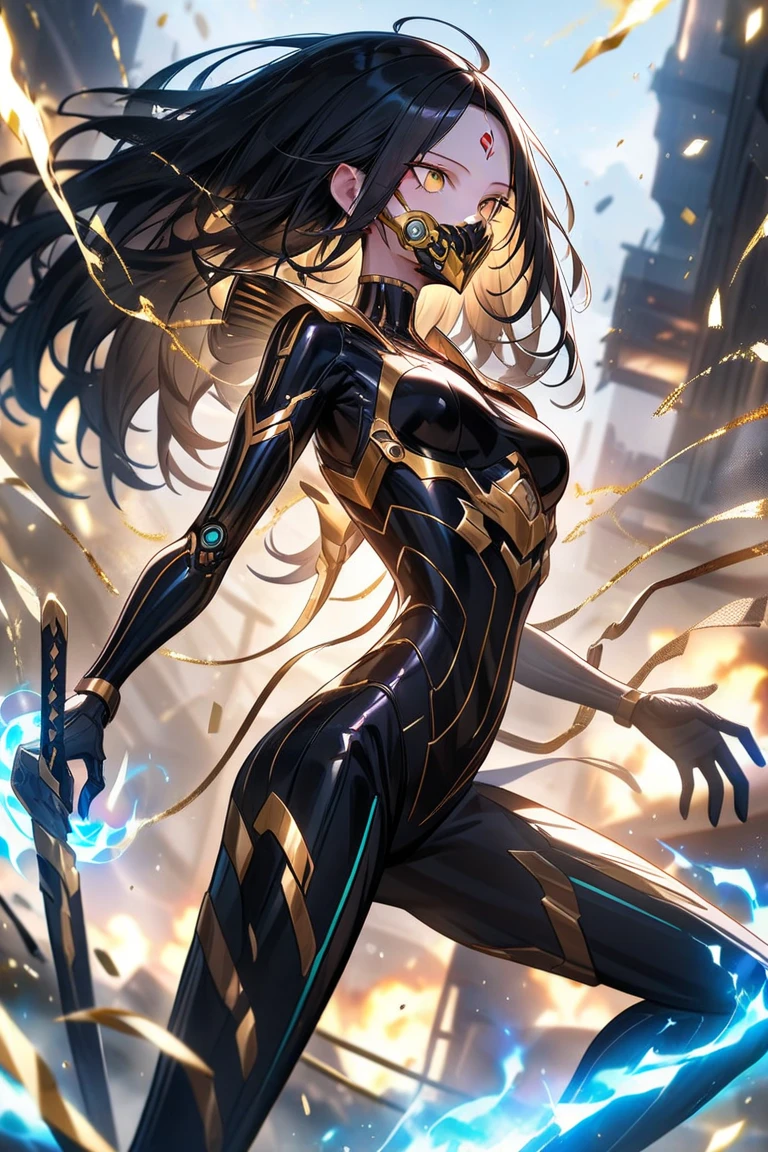 Comics style, Various full-body attack poses and immersive effects, Hover effect, Brightly colored graphite style background "HDR Ultra" detailed and with focus effect, (finely detailed beautiful eye: 1.2), Beautuful Women, (finely detailed  eyes and detailed face:1.3), (beautiful and clear background:1.2), (extremely details CG, Best Shadow:1.1), Depth of field and blur, (White background:0.5), (Very thin and beautiful: 1.1), (perfect  detail: 1.1) Doodle style background, digitial illustration, Center, Dynamic, Highly detailed, Watercolor painting, art  stations, concept-art, Sharp Focus, Art by Kim Hyun-tae, Full body shot, character sheets, Lightning Wave, beautiful anime watercolors, graffiti paint, Fine detail, intricate detailes, Proportions illustration,rubbersuit, large full breasts, Nipple float, Inorganic background, 1womanl, Exposing the chest, Raising his arms and showing his armpits, Contrast enhancement, Depiction of dense hair, Depiction of detailed eyes, hiquality, Top image quality, Vibrant poses, sexy  pose, Glamorous woman, Exposing the skin
